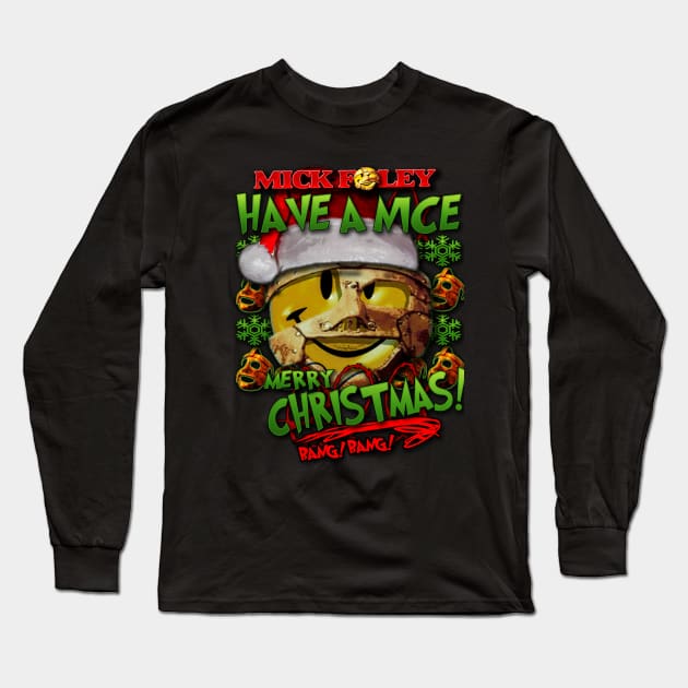 Mankind Ugly Christmas Sweater Long Sleeve T-Shirt by WestGhostDesign707